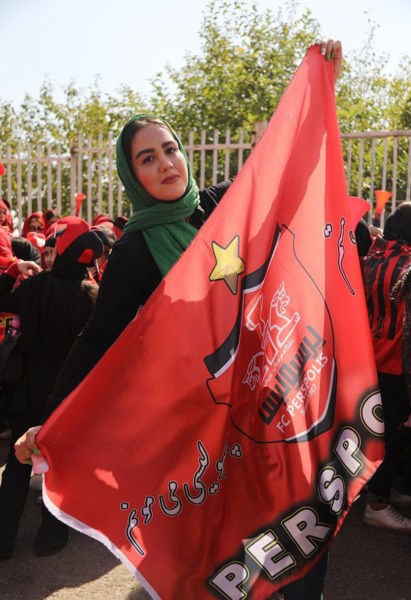 عکس هواداران زن پرسپولیس