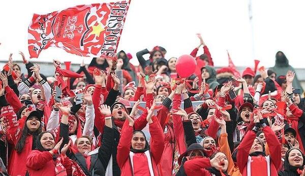 عکس هواداران زن پرسپولیس