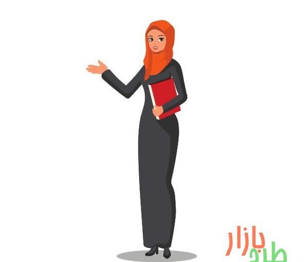 عکس زن با حجاب نقاشی