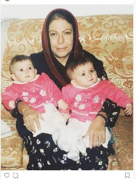 عکس سارا و نیکا بچگی