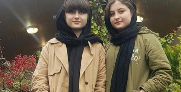 عکس سارا و نیکا در خارج در استخر