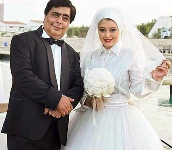 عکس سارا و نیکا در لباس عروسی