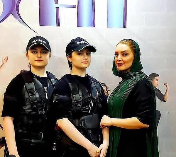عکس واقعی سارا نیکا در سریال پایتخت