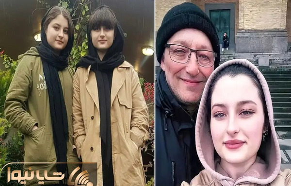 عکس سارا و نیکا با پدر و مادر واقعیشان