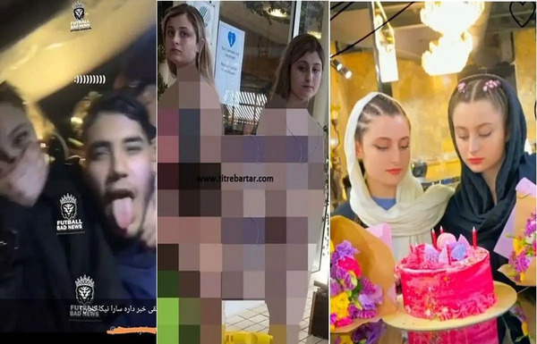 عکس جنجالی سارا و نیکا در استخر