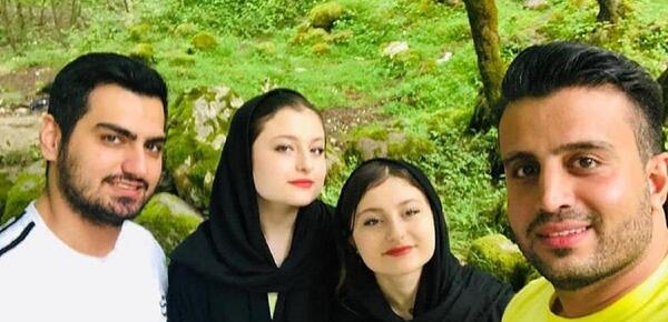 عکس جنجالی سارا و نیکا در استخر