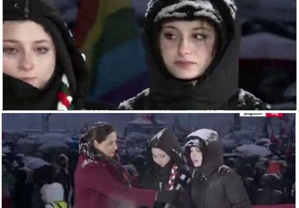 عکس سارا و نیکا با امیر تتلو