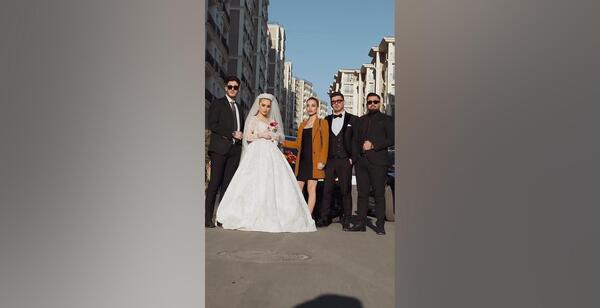 سارا عکس نیکا فلاحی با لباس عروس