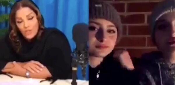 عکس سارا و نیکا فرقانی با دوست پسرهایشان