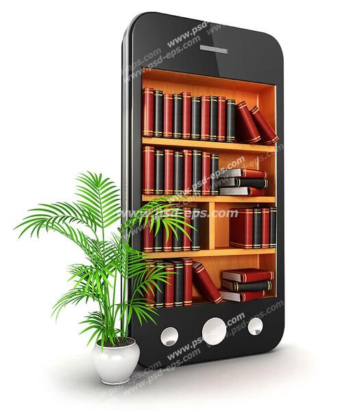 عکس صفحه گوشی کتاب