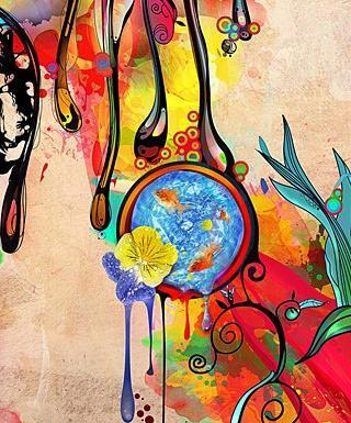 عکس نقاشی گوشی عکس نقاشی گوشی