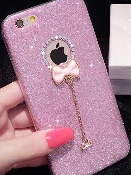 عکس قاب گوشی صورتی دخترانه