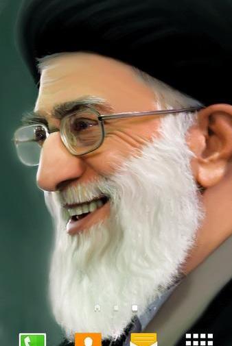 عکس گوشی امام خامنه ای