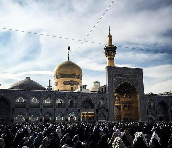 عکس حرم امام رضا با دوربین گوشی