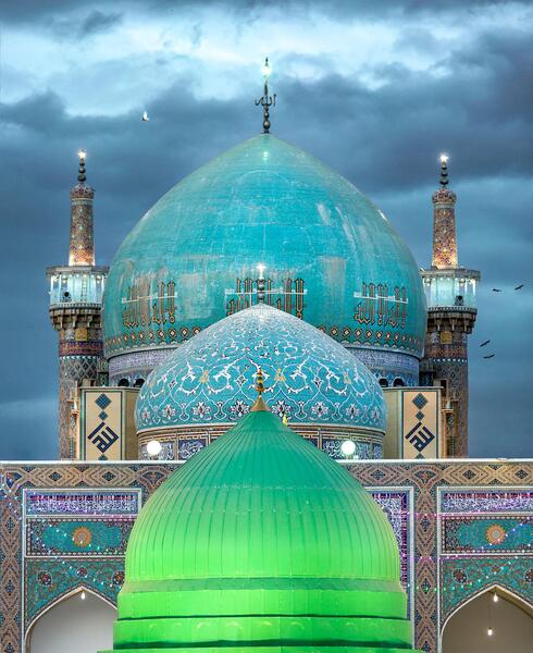 عکس حرم امام رضا با دوربین گوشی