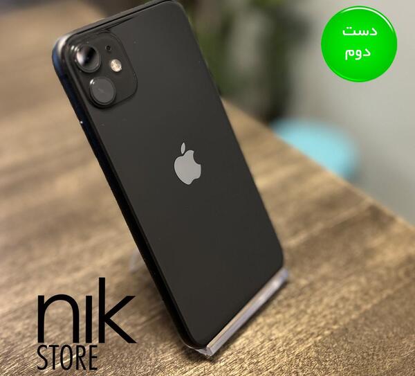 عکس گوشی آیفون ۱۱ مشکی