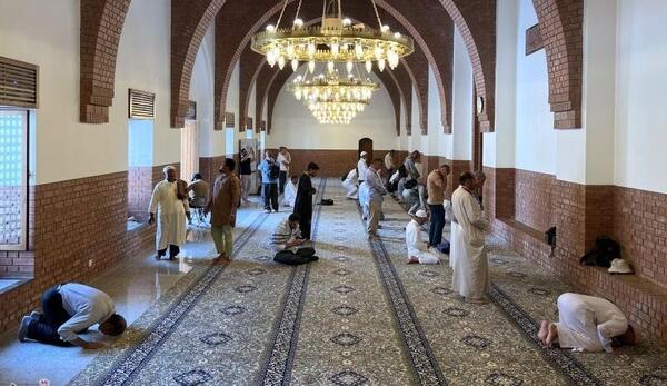 عکس امام علی در نماز