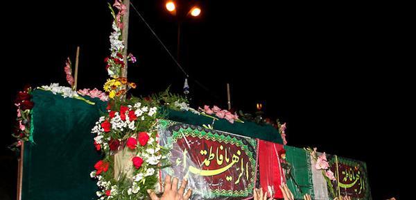 عکس امام علی روی تابوت حضرت زهرا