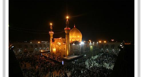عکس از حرم امام علی با کیفیت