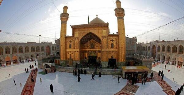عکس از حرم امام علی با کیفیت