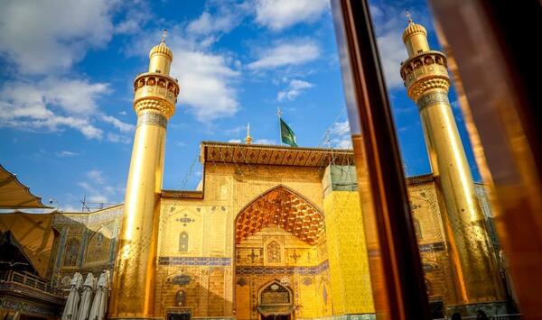 عکس از حرم امام علی با کیفیت