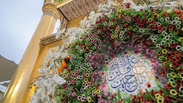 عکس حرم امام علی و امام حسین