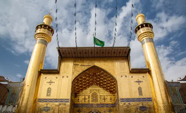 عکس حرم امام علی و امام حسین
