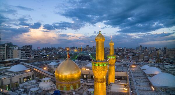 عکس حرم امام علی و امام حسین