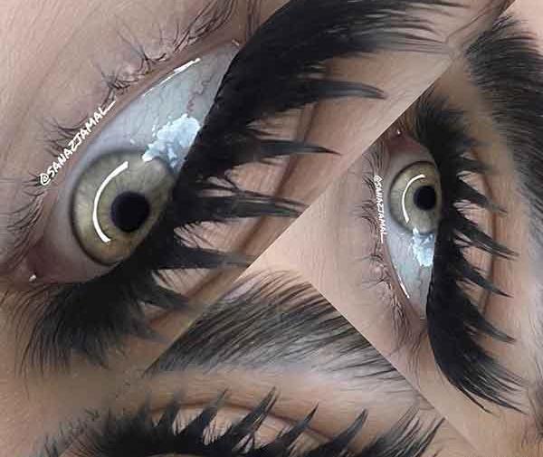 عکس کاشت هیدن مژه