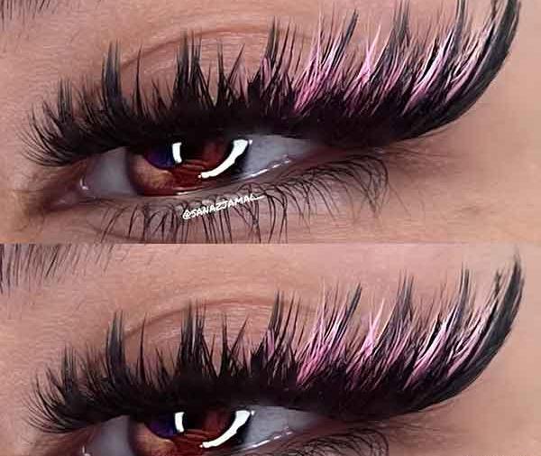 عکس مدل کاشت مژه والیوم