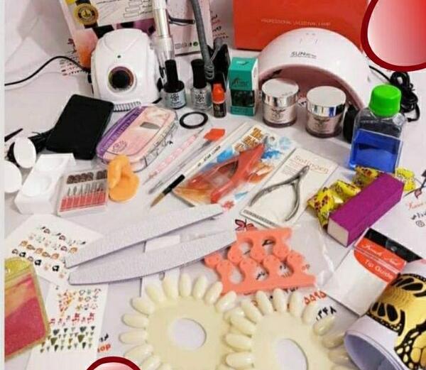 قیمت وسایل کاشت ناخن با عکس
