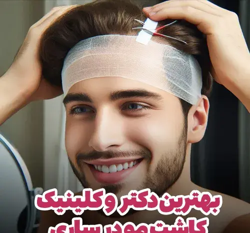 عکس قبل و بعد کاشت مو علی قلی زاده