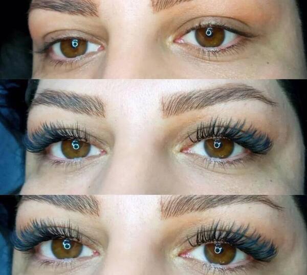عکس کاشت طبیعی مژه