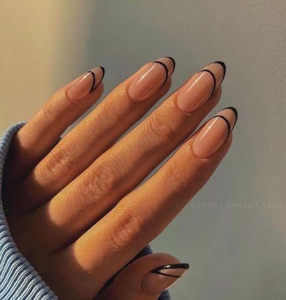 عکس کاشت فرنچ ناخن
