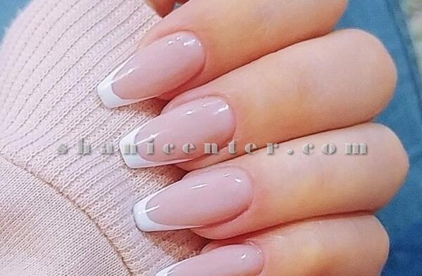 عکس کاشت ناخن فرنچ صورتی