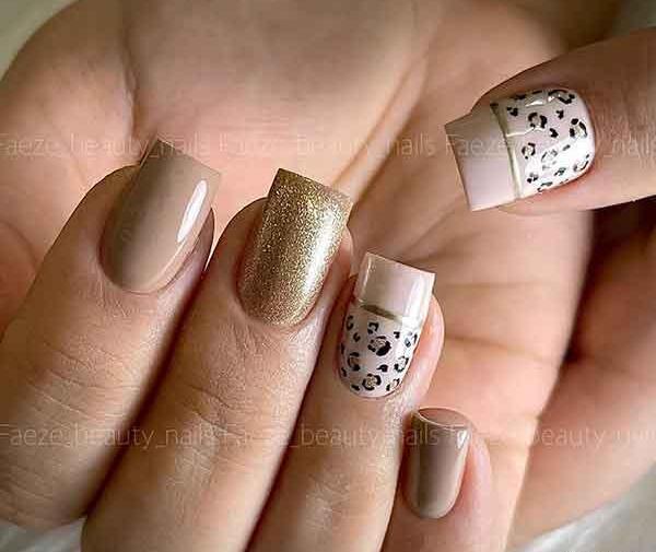 عکس کاشت ناخن با طراحی