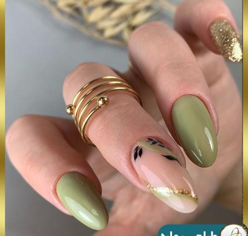 عکس کاشت ناخن با طراحی