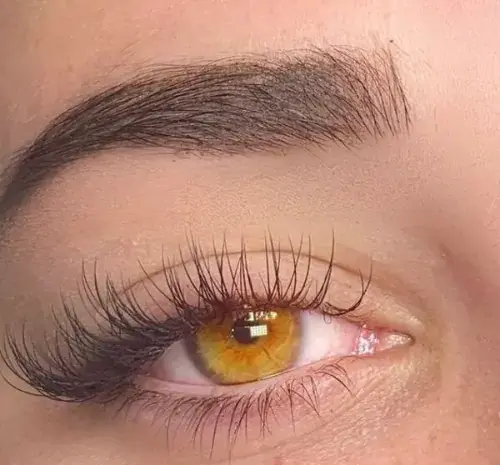 عکس مژه کاشته شده