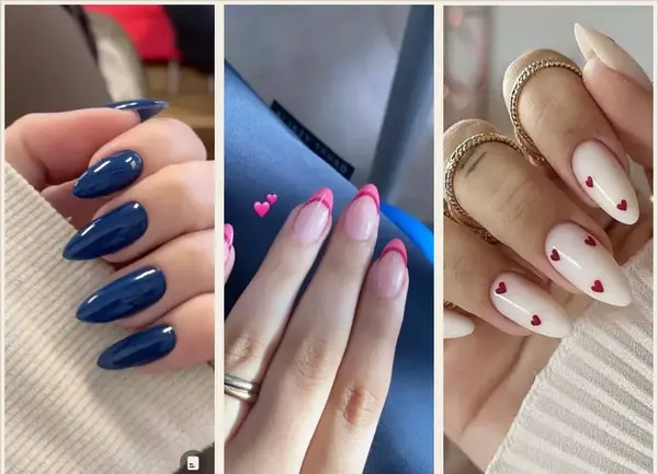 عکس ناخن کاشته شده زیبا