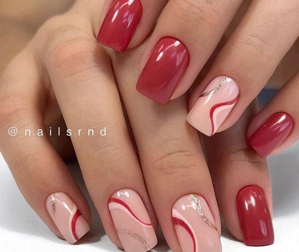 عکس کاشت ناخن دخترانه ژلیش