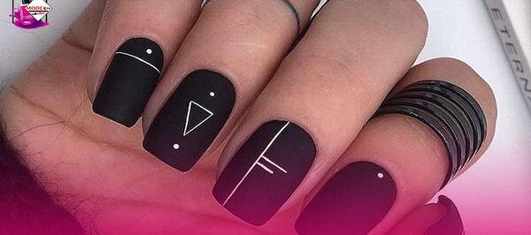 عکس ناخن کاشت زیبا مربعی