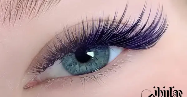 عکس کاشت مژه رنگی