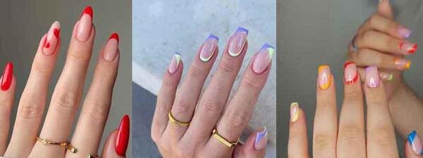 عکس کاشت فرنچ رنگی