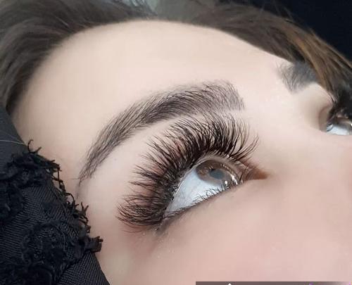 عکس کاشت مژه مدل گربه ای