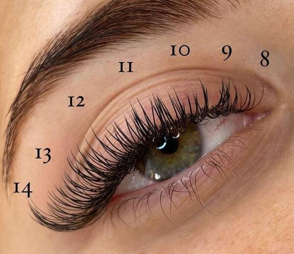 عکس چشم با کاشت مژه