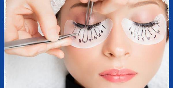 عکس چشم با کاشت مژه