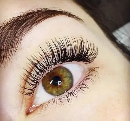 عکس قبل و بعد کاشت مژه طبیعی