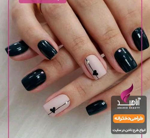 عکس کاشت ناخن جدید کوتاه