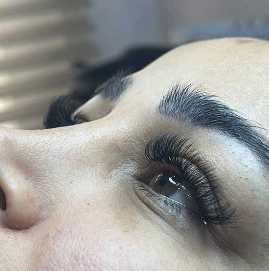عکس اموزش کاشت مژه