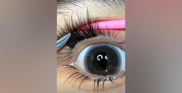 عکس اموزش کاشت مژه